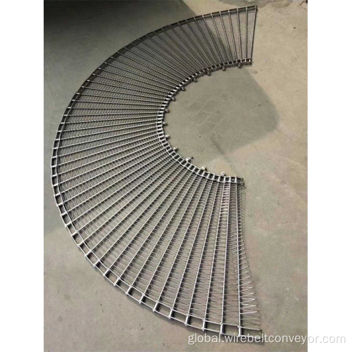 Stainless Steel Curved Belt for Transmission Curved Conveyor Wire Mesh Belt Manufactory